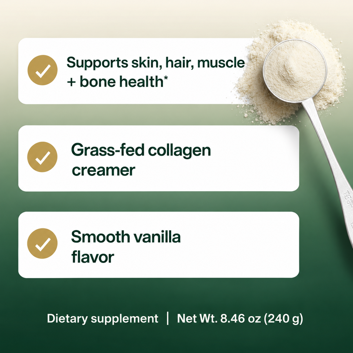 Grass-Fed Collagen Creamer Vanilla